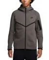 Nike Tech Fleece Hoodie In Brown