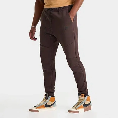 Nike Men's Tech Fleece Jogger Pants In Baroque Brown/black