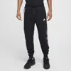 Nike Men's Tech Reflective Details Fleece Jogger Pants In Black