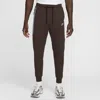Nike Men's Tech Reflective Details Fleece Jogger Pants In Baroque Brown