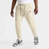 Nike Men's Tech Fleece Jogger Pants In Light Khaki/black