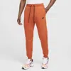 Nike Tech Fleece Joggers In Orange