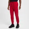 Nike Sportswear Slim Fit Tech Fleece Jogger Pants In Red
