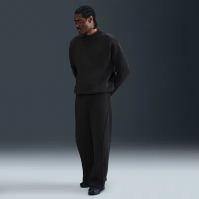 Nike Men's Tech Fleece Loose-fit Open Hem Pants In Black