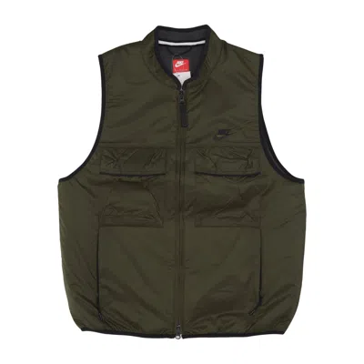 Nike Men's Tech Fleece Utility Vest Cargo Khaki/black