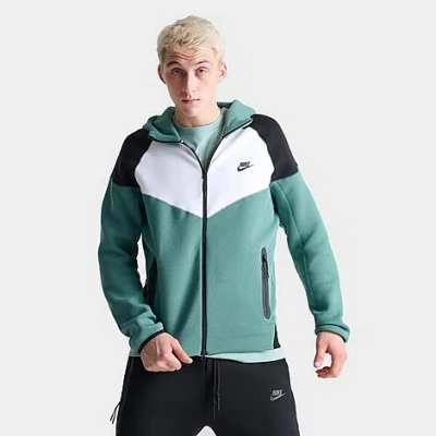 Nike Men's Tech Fleece Windrunner Full-zip Hoodie In Bicoastal/black/white