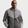 Nike Men's Tech Fleece Windrunner Full-zip Jacket In Gray