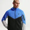 Nike Men's Tech Fleece Windrunner Full-zip Jacket In Blue