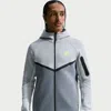 Nike Men's Tech Fleece Windrunner Full-zip Jacket In Gray