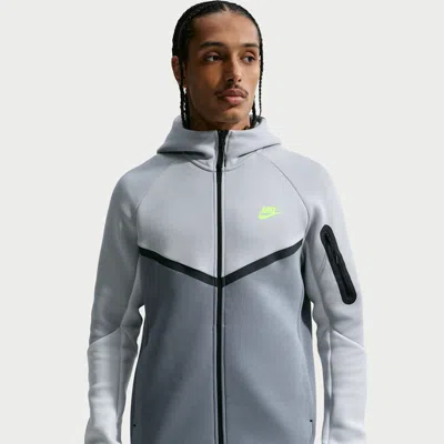 Nike Men's Tech Fleece Windrunner Full-zip Jacket In Gray