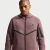 Nike Men's Tech Fleece Windrunner Full-zip Jacket In Purple