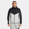 Nike Mens  Tech Fleece Full-zip Hoodie In Black/dark Grey Heather/black