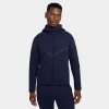 Nike Men's Tech Full-zip Windrunner Hoodie In Obsidian/black