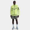 Nike Men's Tech Full-zip Fleece Windrunner Hoodie In Light Lemon Twist/black