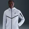 Nike Tech Windrunner Zip Hoodie In White
