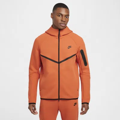 Nike Men's Tech Full-zip Windrunner Hoodie In Orange