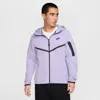 Nike Men's Tech Full-zip Windrunner Hoodie In Purple