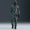 Nike Men's Tech Open-hem Fleece Camo Pants In Green