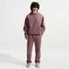Nike Men's Tech Open-hem Fleece Pants In Brown