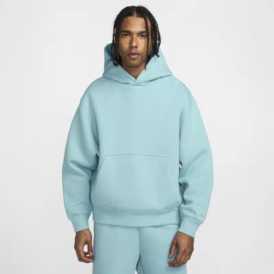 Nike Men's Tech Reimagined Fleece Hoodie In Blue