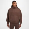 Nike Men's Tech Reimagined Fleece Hoodie In Brown