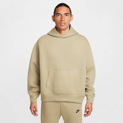 Nike Men's Tech Reimagined Fleece Hoodie In Brown