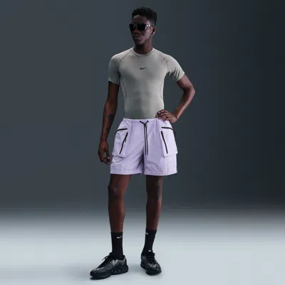 Nike Super Lightweight Waterproof Shorts In Purple