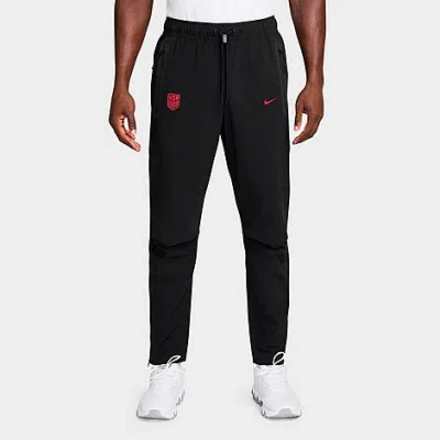 Nike Men's Tech Usa Soccer Woven Pants In Black