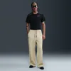 Nike Men's Tech Wide-leg Fleece Pants In Brown