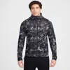 Nike Men's Tech Windrunner Fleece Full-zip Hoodie In Grey