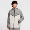 Nike Men's Tech Woven Jacket In Light Iron Ore/flat Pewter/black