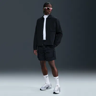 Nike Men's Tech Woven Cargo Shorts In Black
