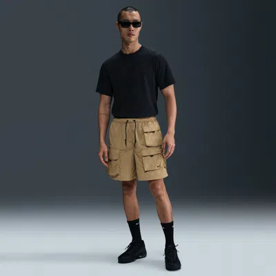 Nike Tech Woven Cargo Shorts In Brown