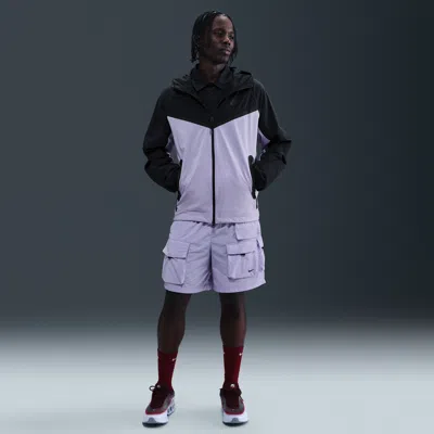 Nike Men's Tech Woven Cargo Shorts In Purple