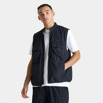Nike Men's Tech Woven Gilet In Black/black