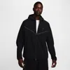 Nike Mens  Tech Woven Wr Full-zip Jacket In Black/black