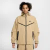 Nike Men's Tech Woven Jacket In Parachute Beige/black