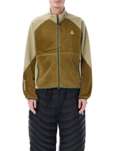 Nike Men's Technical Mid-weight Fleece Jacket - Size L In Green
