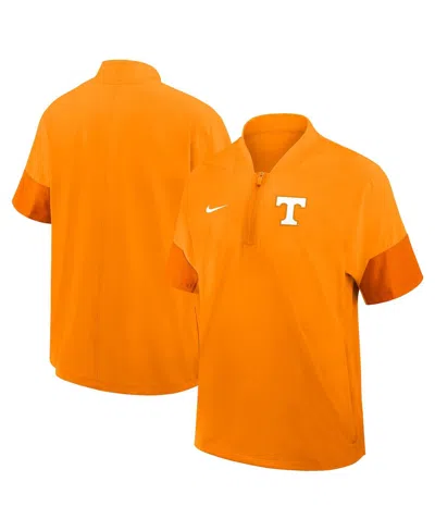 Nike Men's Tennessee Orange Tennessee Volunteers 2025 Sideline Short Sleeve Quarter-zip Coach Jacket