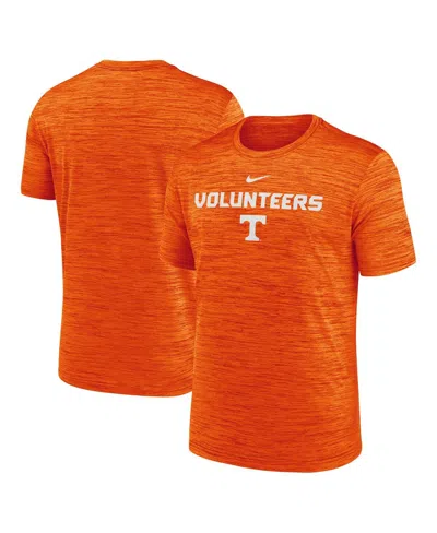 NIKE MEN'S TENNESSEE ORANGE TENNESSEE VOLUNTEERS 2025 SIDELINE VELOCITY PERFORMANCE T-SHIRT