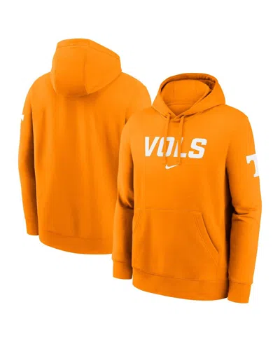NIKE MEN'S TENNESSEE ORANGE TENNESSEE VOLUNTEERS NICKNAME CLUB FLEECE PULLOVER HOODIE