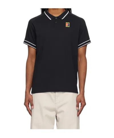 Nike Men's Tennis Polo In Black