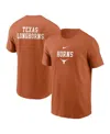 Nike Texas Orange Texas Longhorns 2-hit Stacked T-shirt