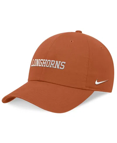 Nike Men's Texas Orange Texas Longhorns 2024 On-field Club Adjustable Hat In Burnt Orange
