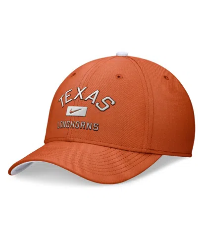 Nike Men's Texas Orange Texas Longhorns Primetime Swoosh Flex Hat In Burnt Orange