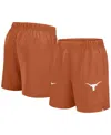 Nike Men's Texas Orange Texas Longhorns Primetime Victory Performance Shorts In Burnt Orange