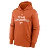 Nike Men's Texas Team Stacked Menâs  Therma College Pullover Hoodie In Orange