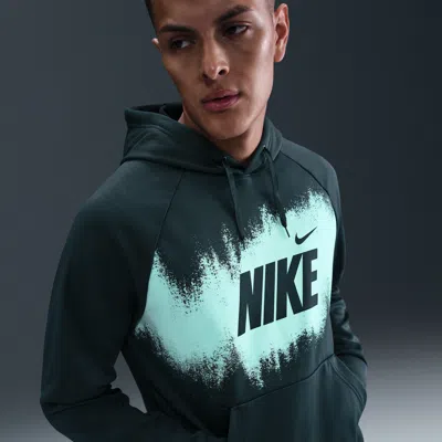 Nike Men's Therma-fit Fleece Hoodie In Green