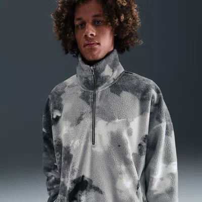 Nike Men's Therma-fit Half-zip Jacket In Gray