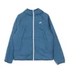 Nike Men's Therma Fit Legacy Reversible Hooded Jacket Rift Blue/saturn Gold/sail In Rift Blue/saturn Gold/sail